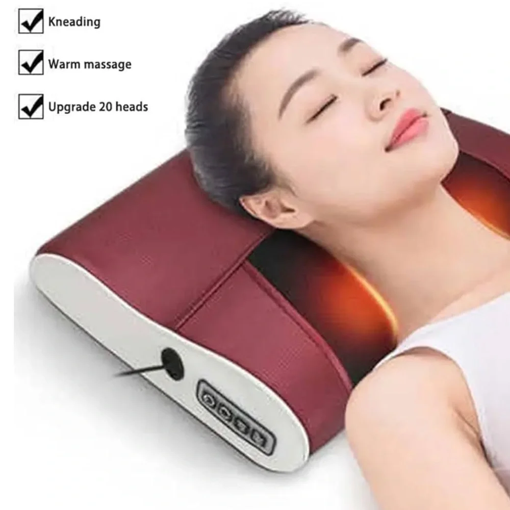 ELECTRIC NECK WAIST BACK MASSAGER NECK MASSAGER MULTIPURPOSE NECK MASSAGE PILLOW